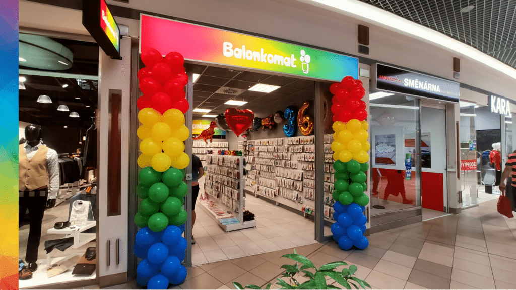 Balonky Balonkomat Karlovy Vary